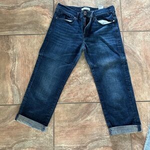 Banana republic dark blue jeans